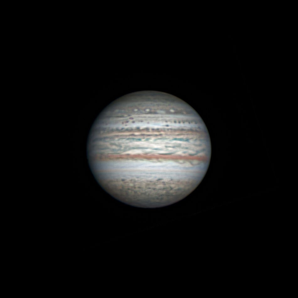Jupiter at ~3:30AM 8-18-2022 (PCT)...