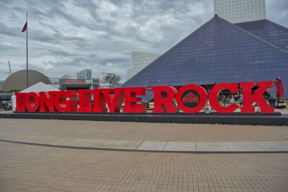 Rock and Roll Hall of Fame Exterior...