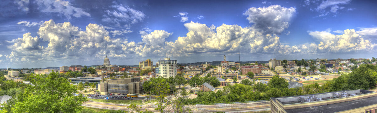 Skyline of Jefferson City...