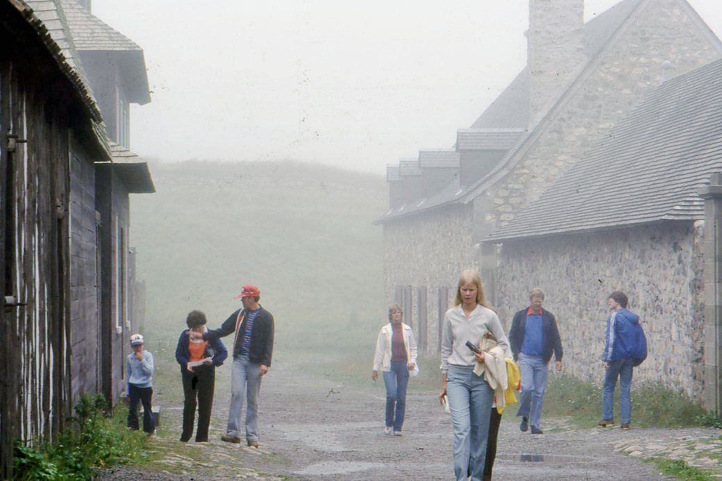 August 1982  Fortress of Louisbourg  Fog on Main S...