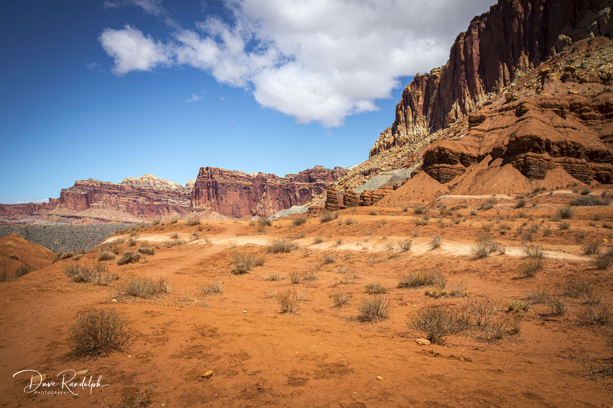 Scenic Drive in Capitol Reef NP...