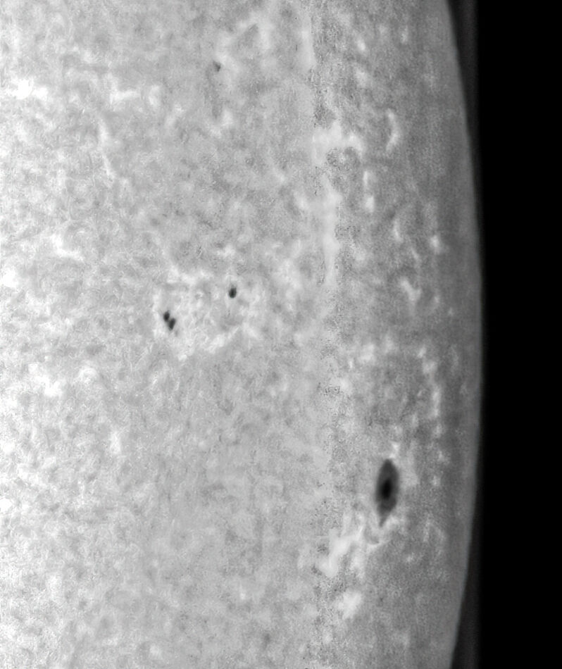 White Light Solar KBand Filter Shot the sun this afternoon with a