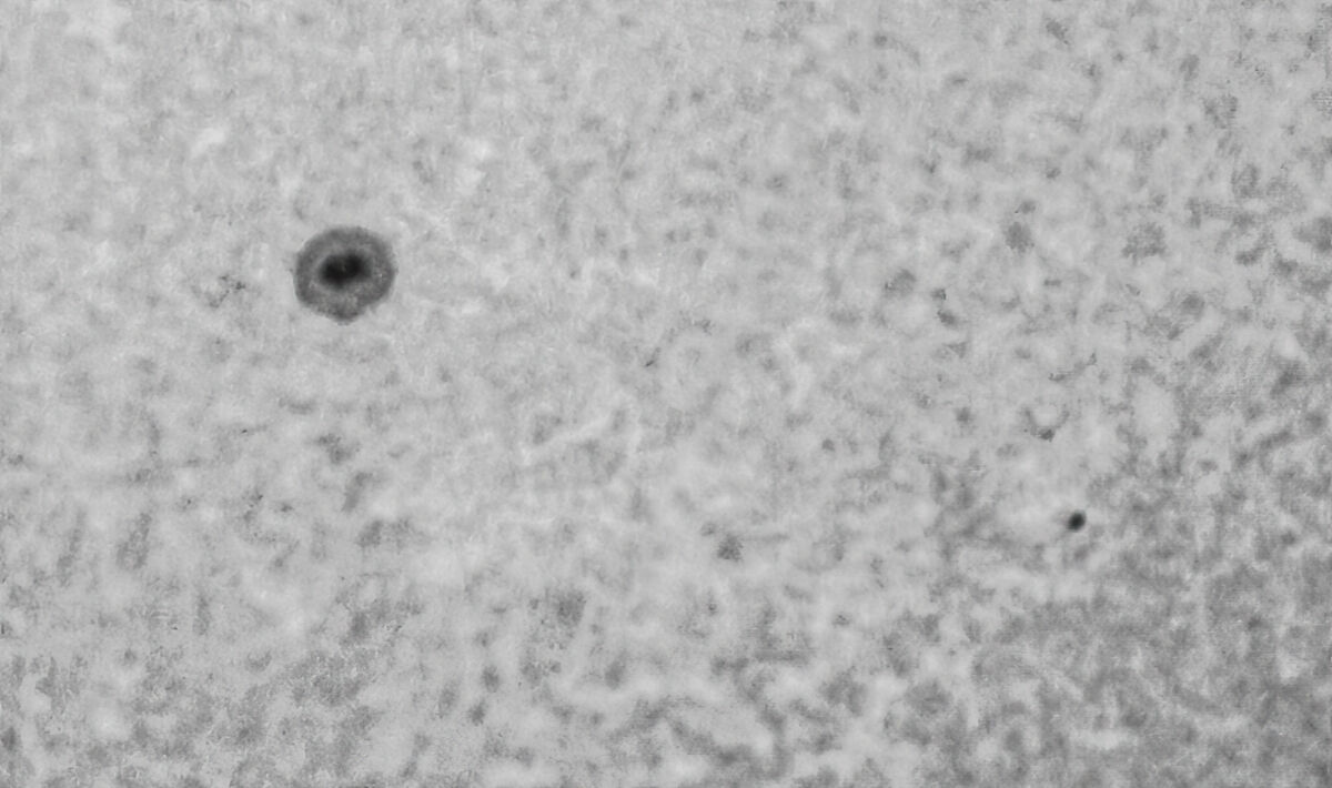 White Light Solar KBand Filter Shot the sun this afternoon with a