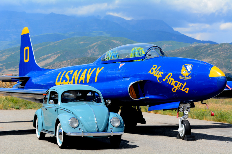Contemporaries...a'50s VW, and the T-33, "T Bird.....