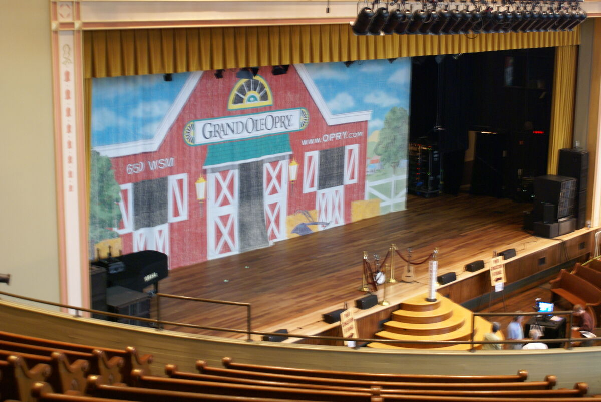 We visited the old Ryman Theater in Nashville  onc...