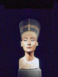 Egyptian Museum:  Bust of Nefertiti- located in sp...