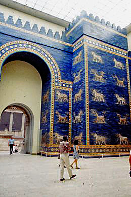 Pergamon Museum; The Ishtar Gate. Constructed circ...