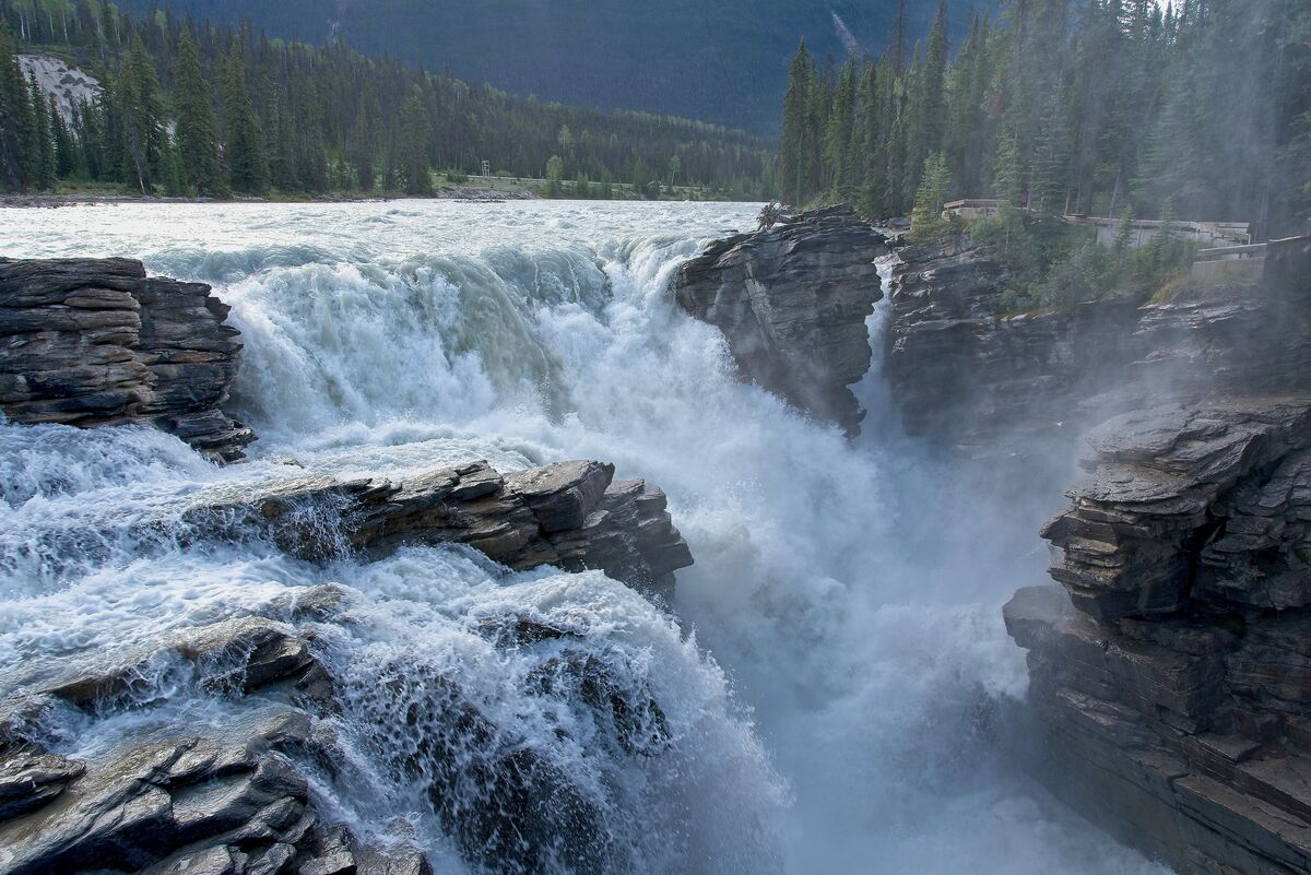 Athabasca Falls...