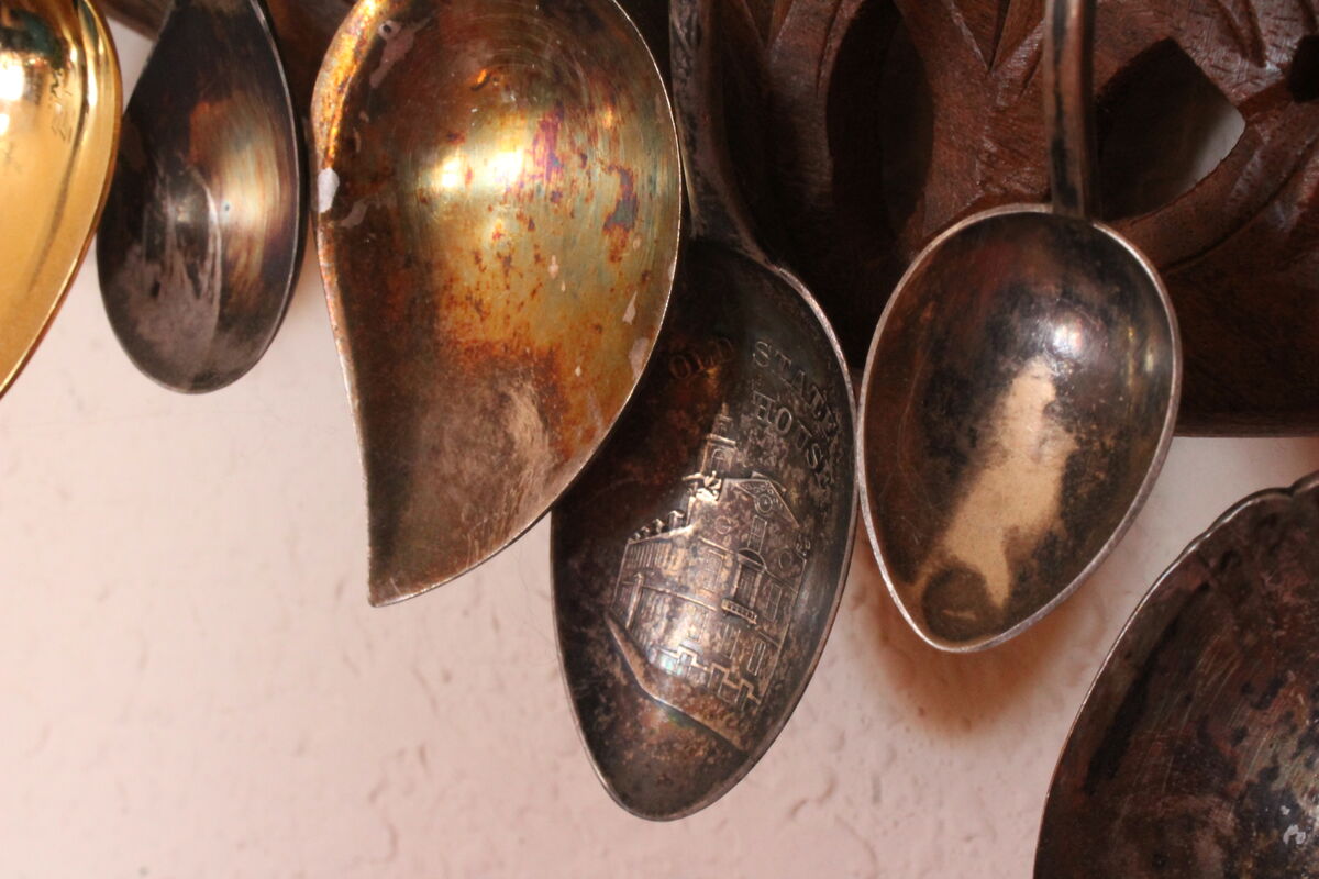 spoons that need some shining up...