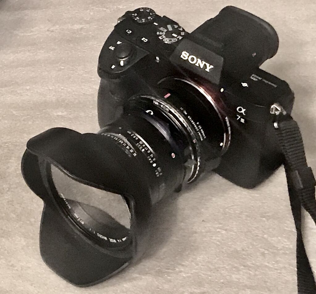 Example of 15mm SLR lens in E-mount....