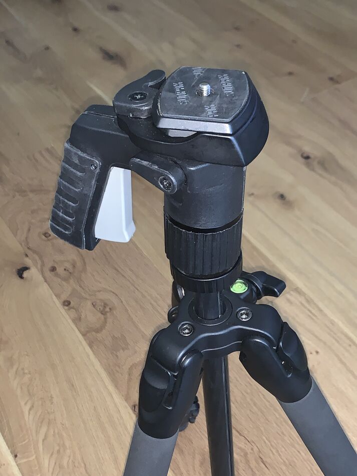 SOLD 60 Sunpak Pro 523PX 3 Section Carbon Fiber Tripod with Pistol