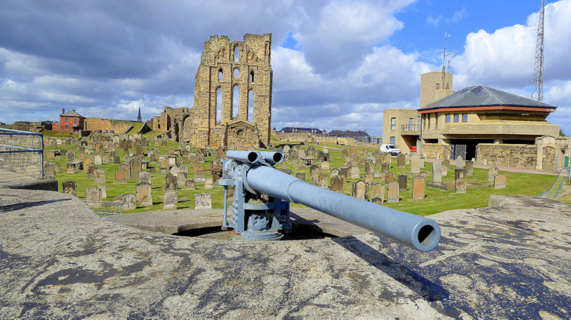 The site was ringed by WW1 guns, as the Tyne and i...