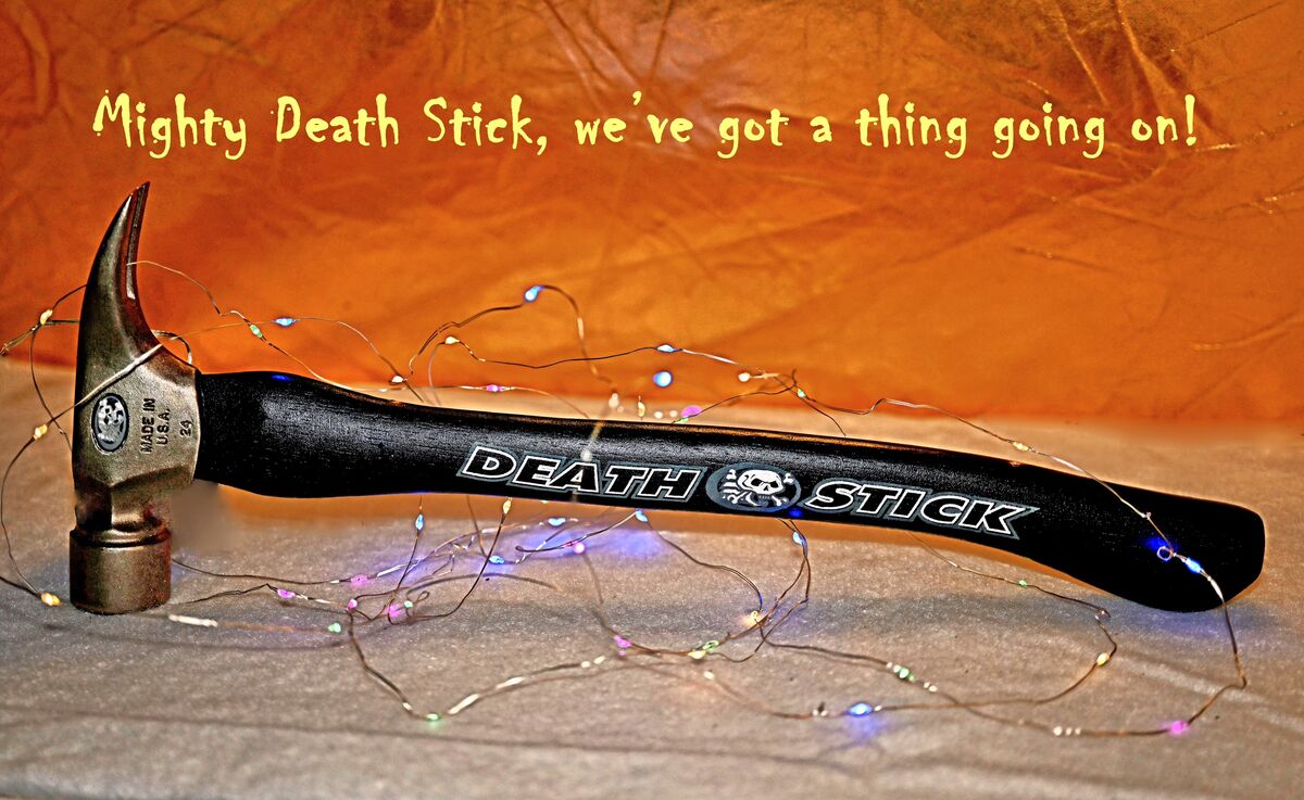 If I had a hammer.. This was just given to me by a neighbor. Her late