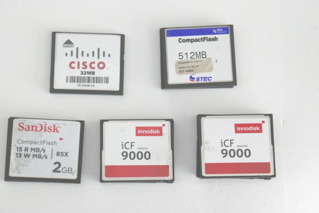 Compact Flash Cards Lot of 11 SOLD 1 lot (11) Compact Flash Cards from