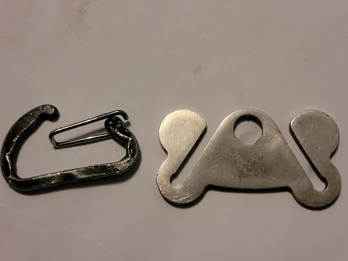 Lost and found! See the damaged carabiner clip? Th...