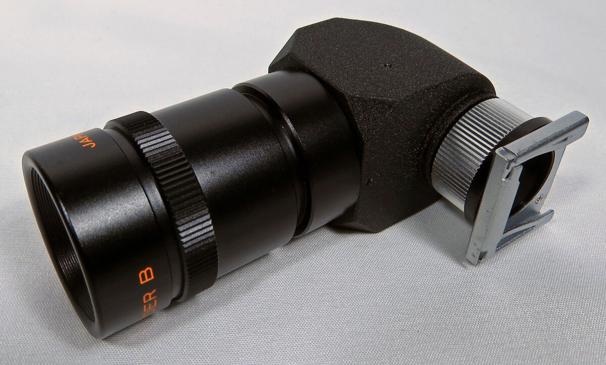 Canon Angle Finder B with Adapter S and Canon Magnifier S with Adapter