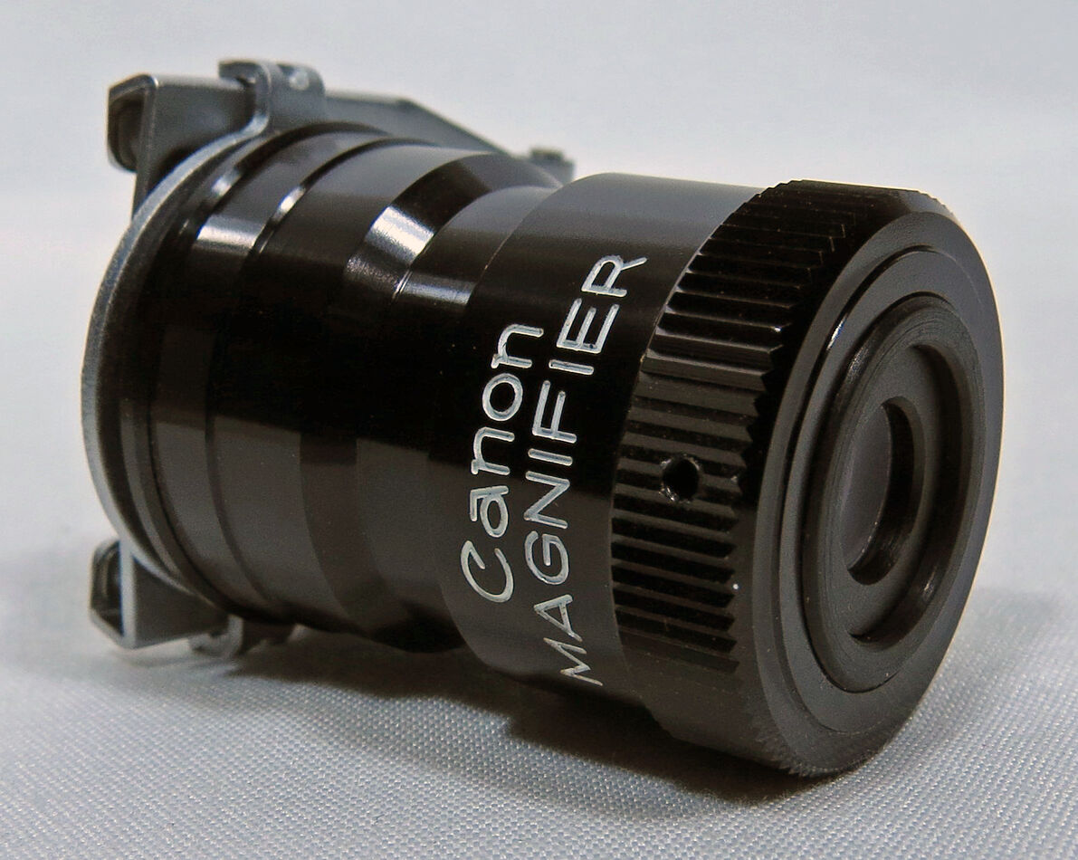Canon Angle Finder B with Adapter S and Canon Magnifier S with Adapter