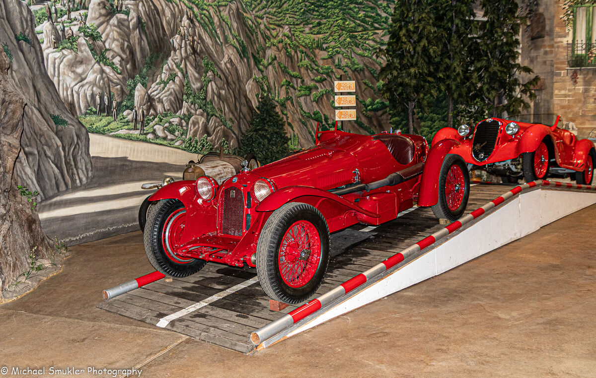 First car - 1933 Alfa Romeo 8c Monza placed second...