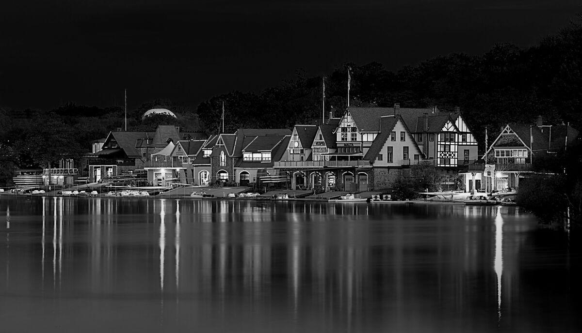 Boathouse Row on the Schuylkill River at Philadelp...
