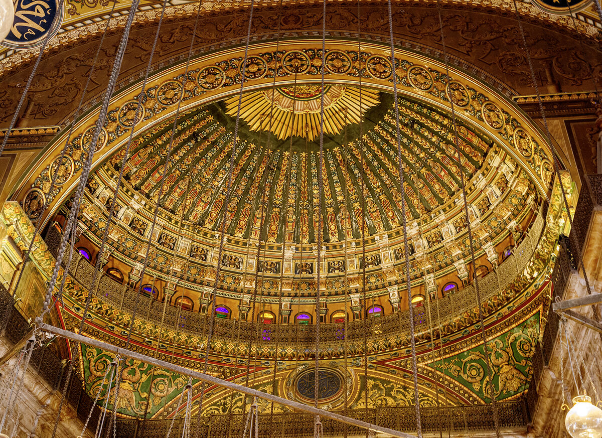 4.  Central dome from inside...
