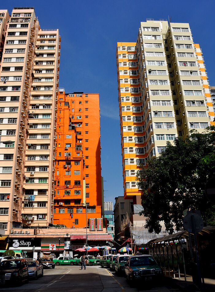 2 - Yuen Long has its share of apartment buildings...