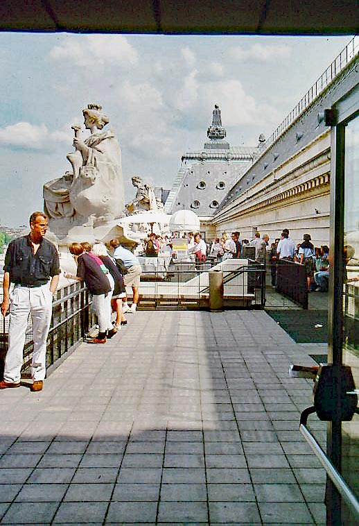 1992 June:  Paris   D'Orsay Museum Roof Terrace....