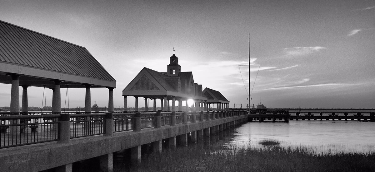 Sunrise at the Waterfront Park, Charleston, SC...