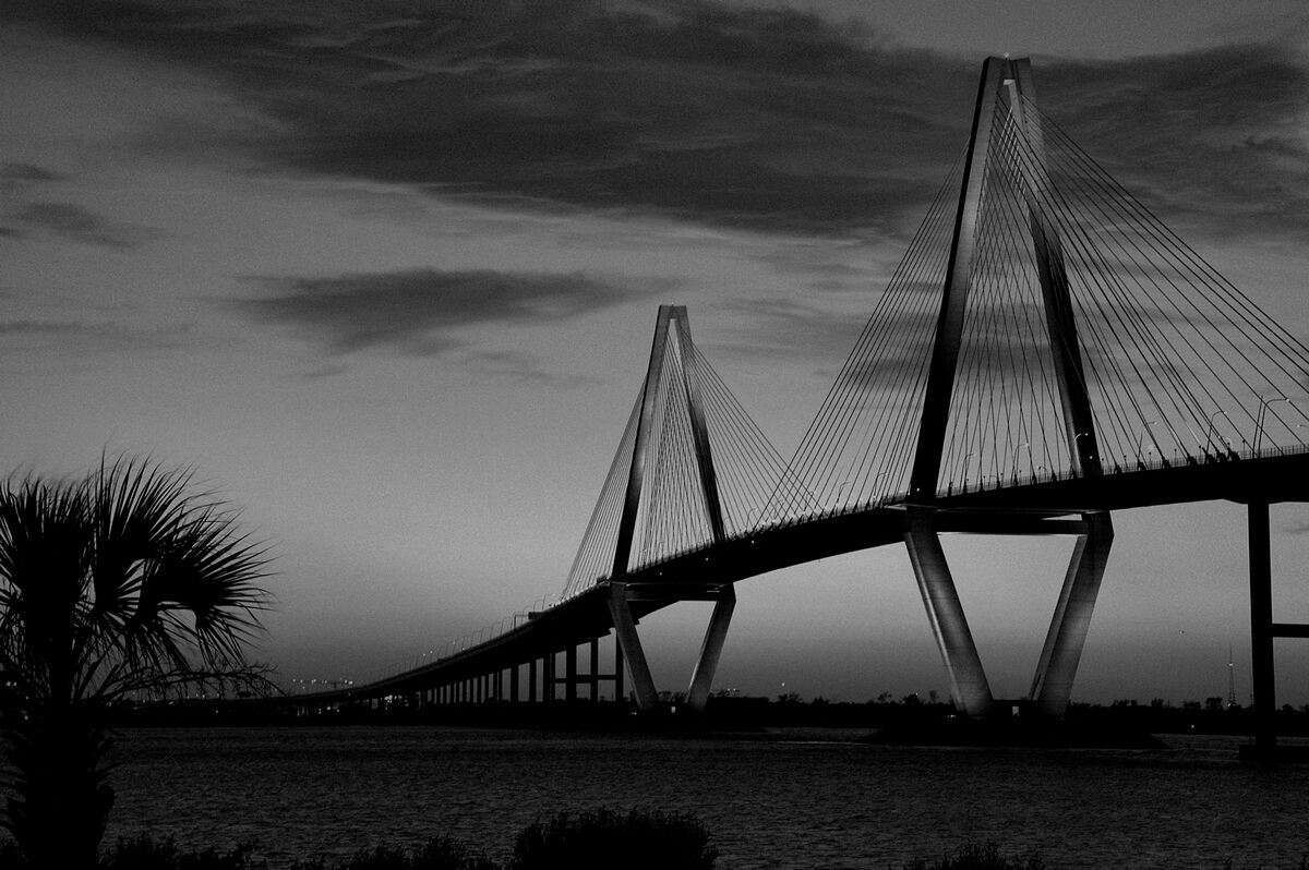 Ravanel Bridge linking Charleston to Mt. Pleasant,...