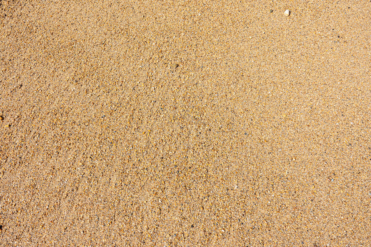 Sand on a beach...