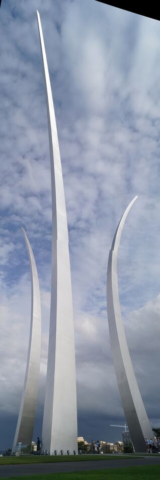 Stopped by the Air Force Memorial in DC once upon ...