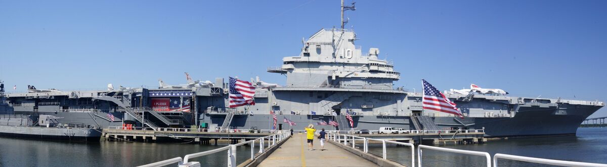 We toured the Yorktown Aircraft Carrier one day so...