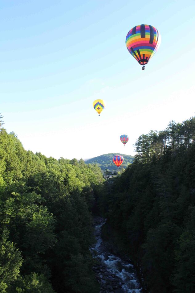 Quechee Vermont Home of the Quechee and the annual hot air