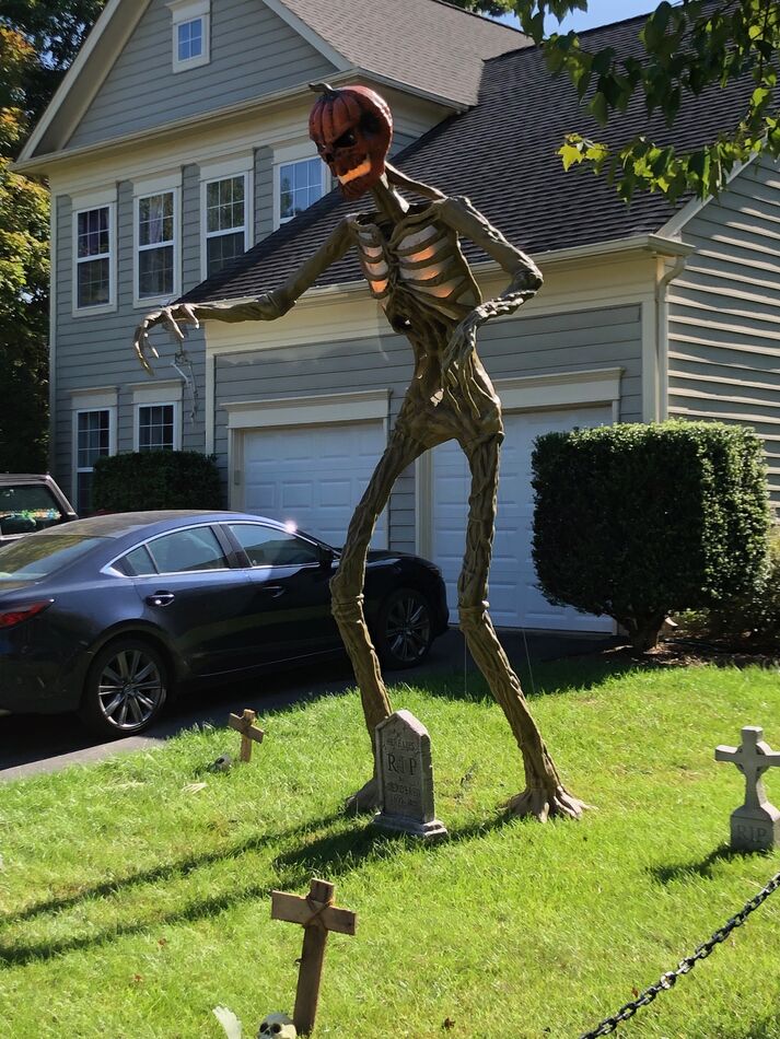 Is It Too Early For Halloween Decorations? My Neighbor Does Not Think So.