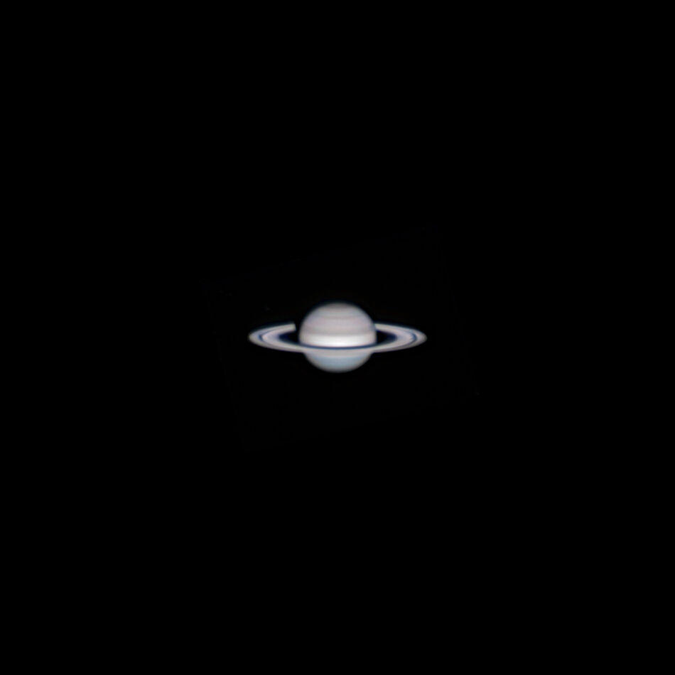 Saturn from a single set of images...