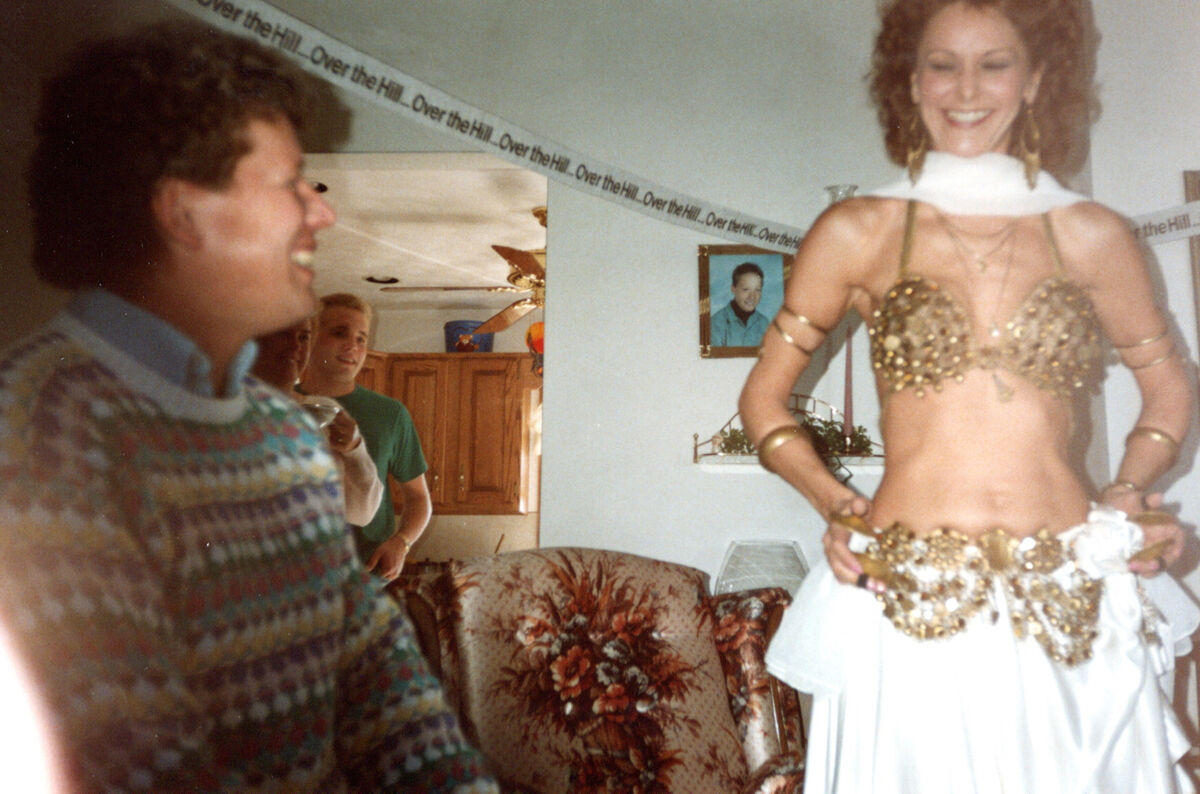 My wife surprised me with a belly dancer (who was ...