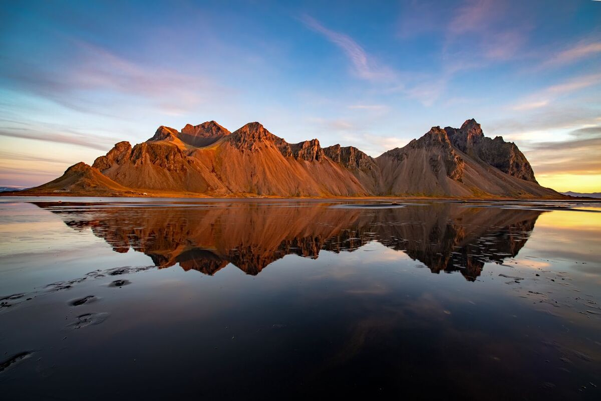 "Sunrise at Vestrahorn Mountain"- First Place at 2...