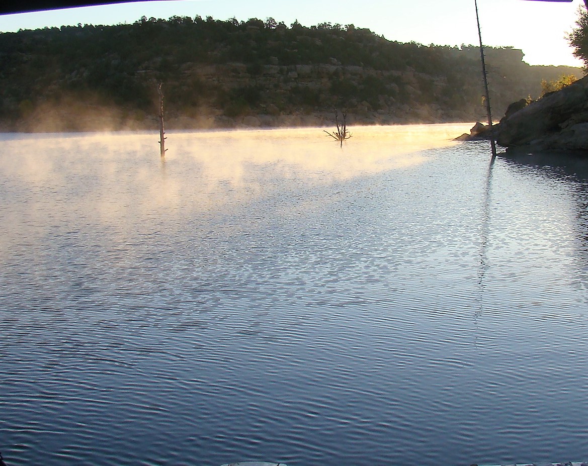 misty sunrise on the lake...