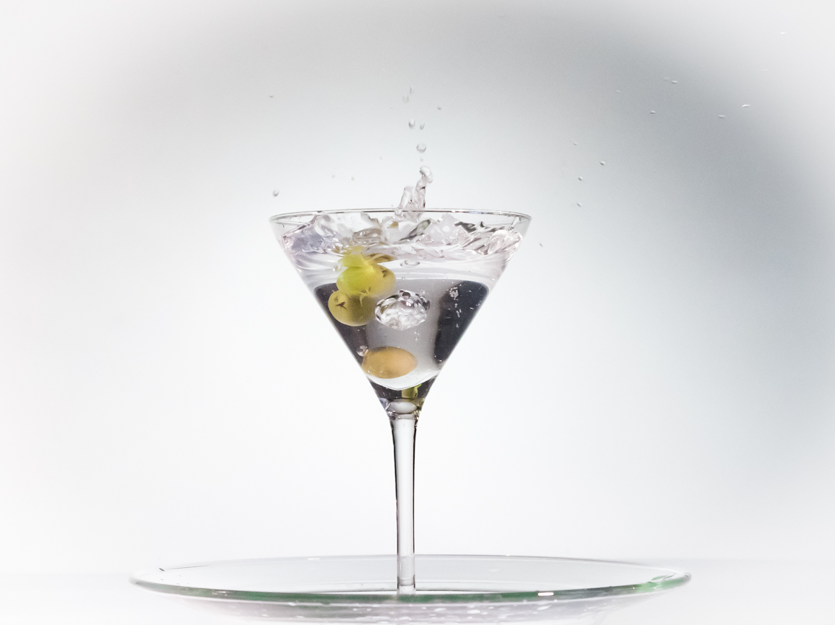 The Olive Drop Martini...