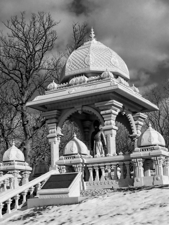 At the Hindu Temple of Greater Chicago, Lemont, IL...