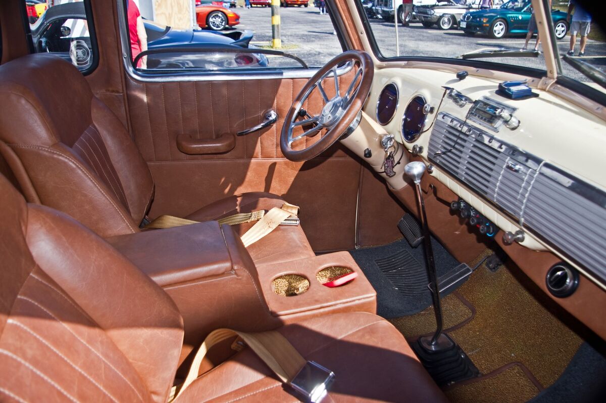 Early '50s Chevy P.U. Interior...
