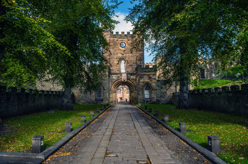 Durham Castle, UK: 3 images of Durham Castle, Durham City, UK. It was ...