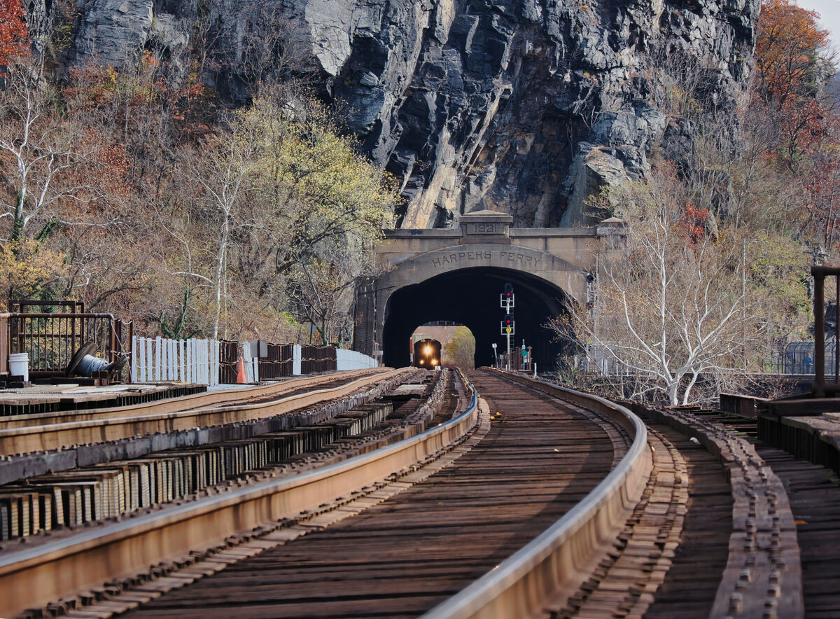 Harpers Ferry train tunnel...