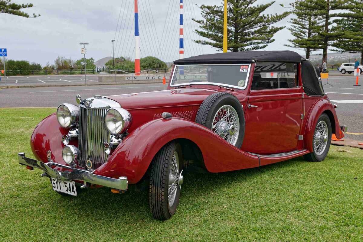 1938-1939 WA Series MG two door coupe. A rare and ...