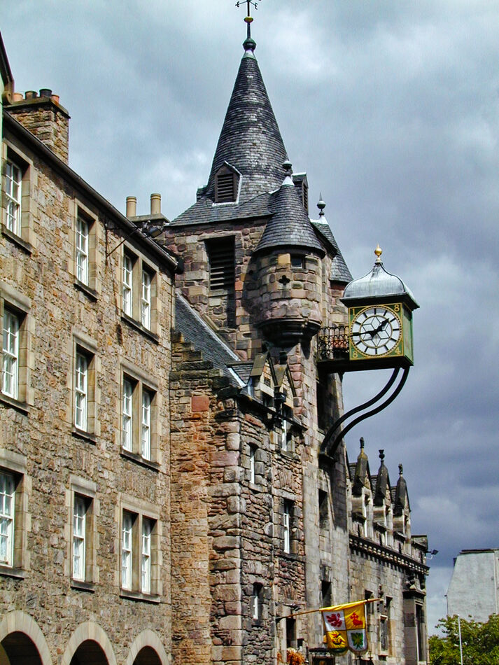 The Royal Mile offers up architectural gems, shops...