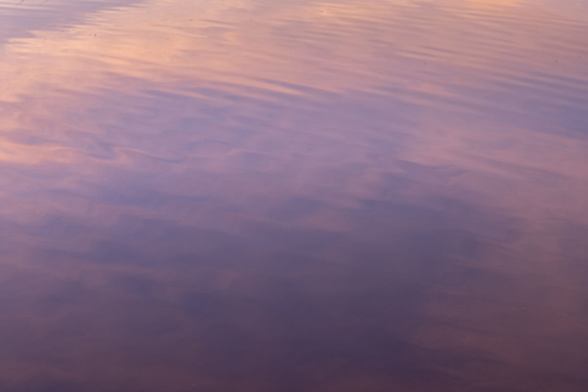 Just a picture of the sky reflecting in the water....