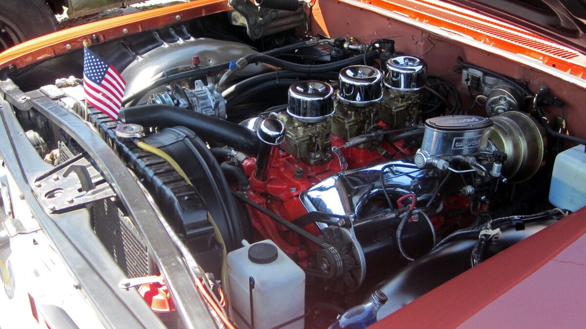 1960 Chevy SW 348 c.i. TriPower engine...