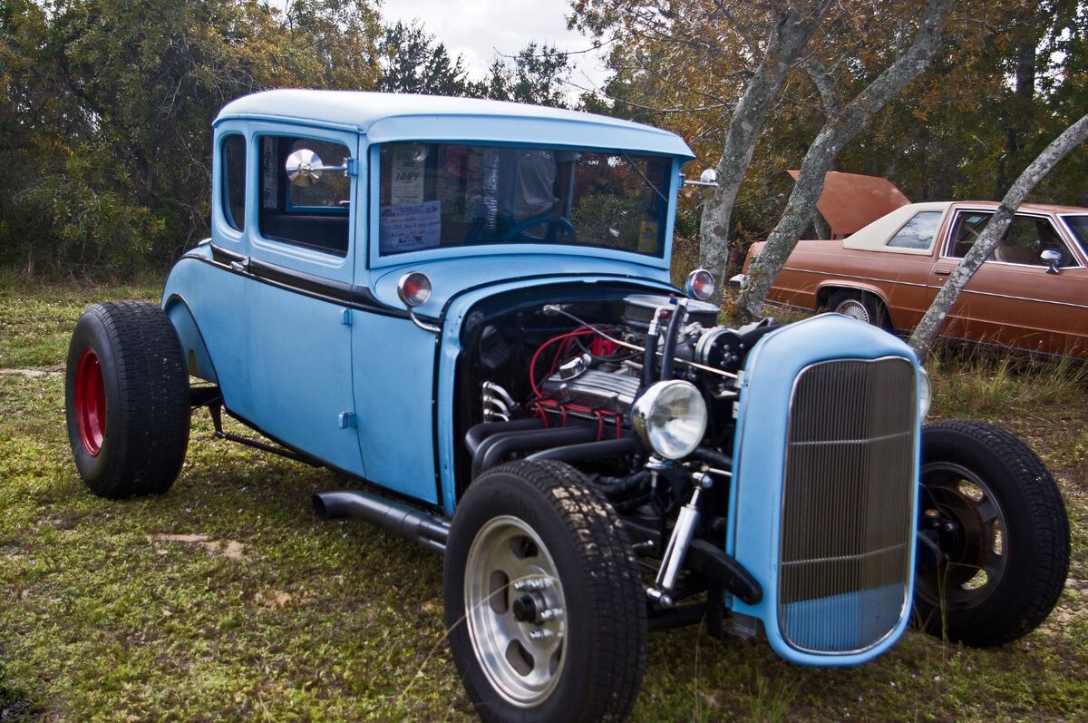 Old School Ford Cpe Hot Rod...
