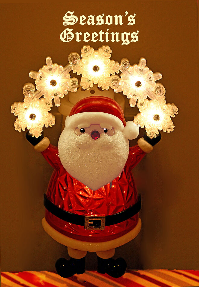 Air Freshener Art A very simple seasons greetings made from a Santa