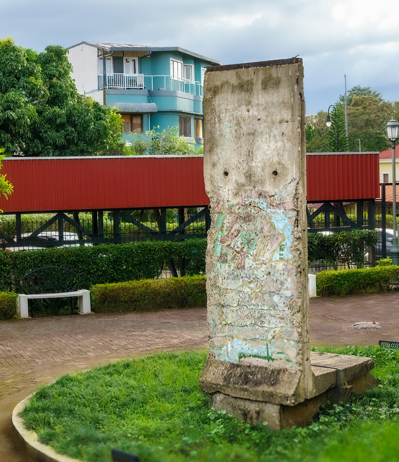 Piece of the Berlin Wall donated by Germany...