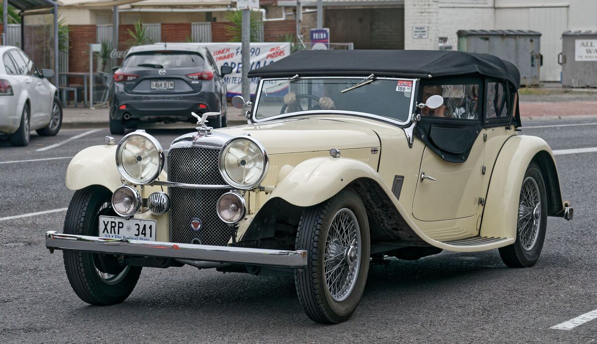 1932-1936 Alvis Speed 20 two door soft top coupe....